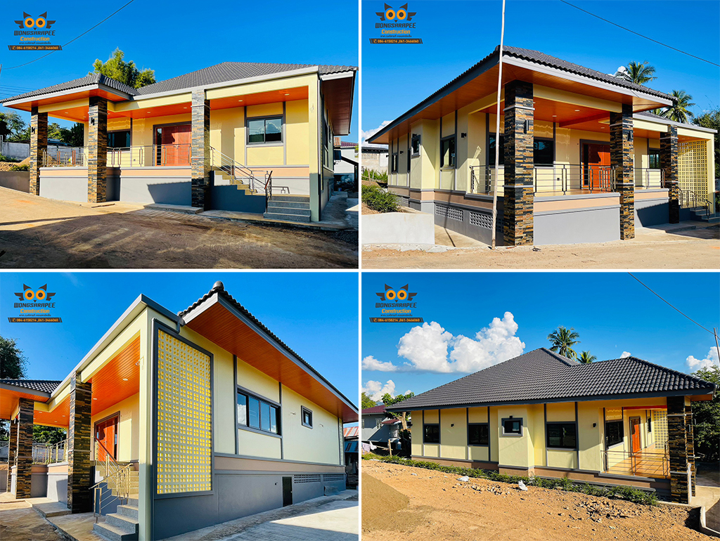 บ้านชั้นเดียวทรงปั้นหยา