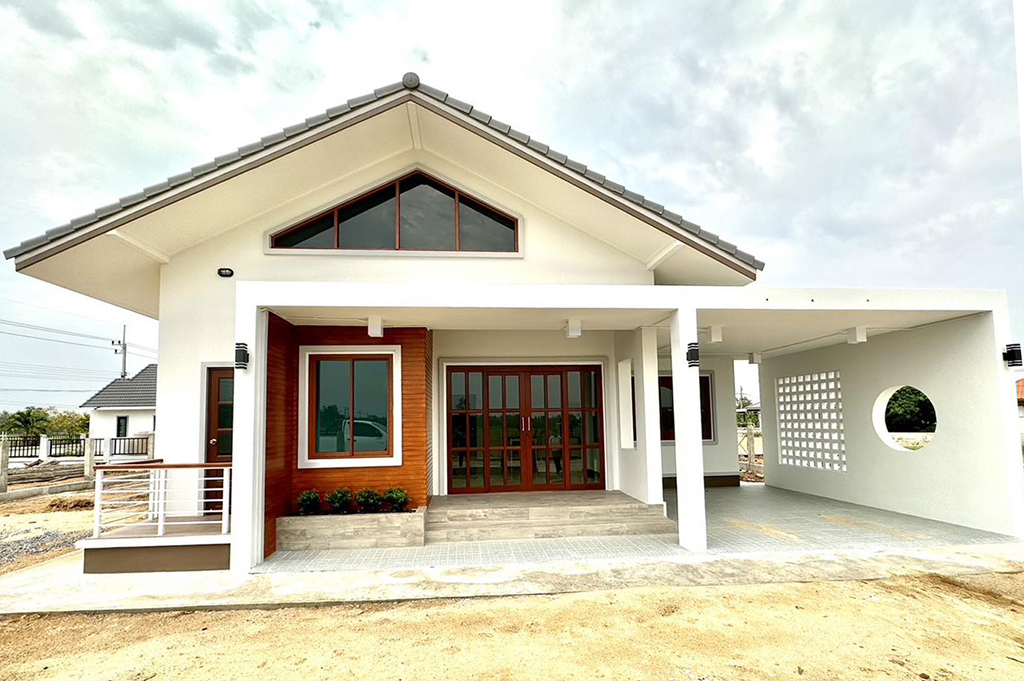แบบบ้านชั้นเดียวสไตล์มินิมอล
