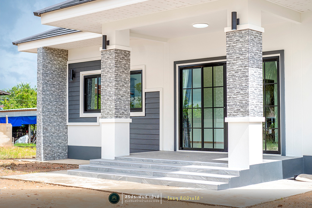 บ้านเรียบหรูสไตล์ร่วมสมัย