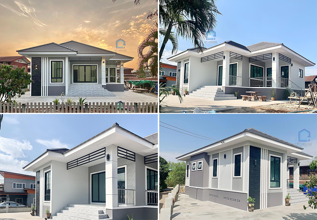 บ้านชั้นเดียวสไตล์ร่วมสมัย