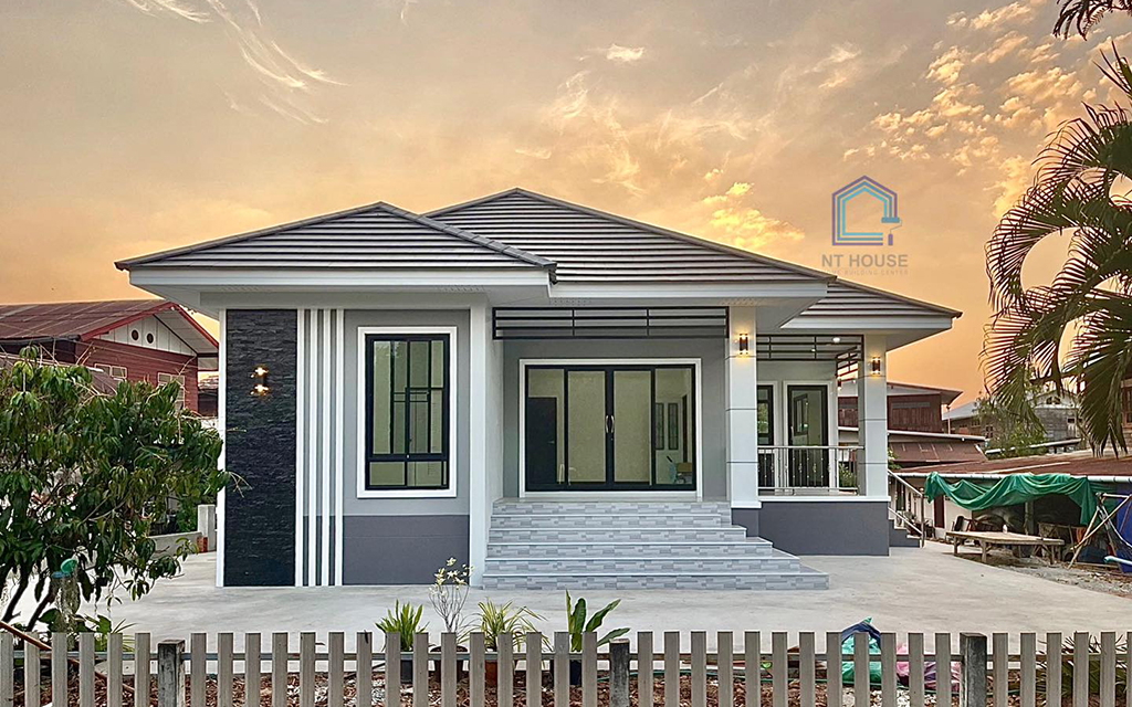 บ้านชั้นเดียวสไตล์ร่วมสมัย