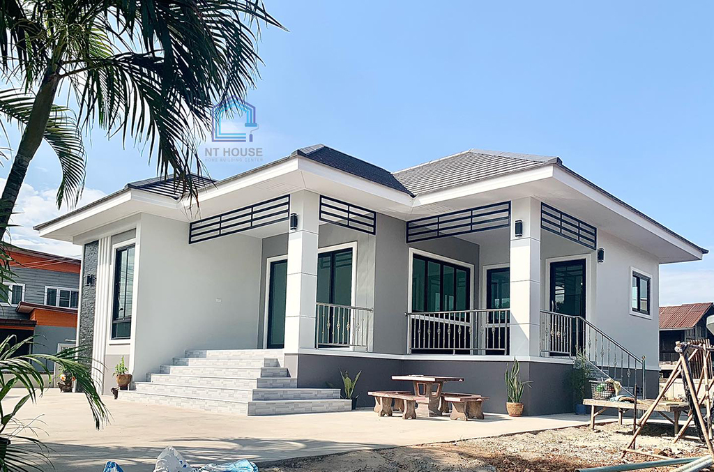 บ้านชั้นเดียวสไตล์ร่วมสมัย