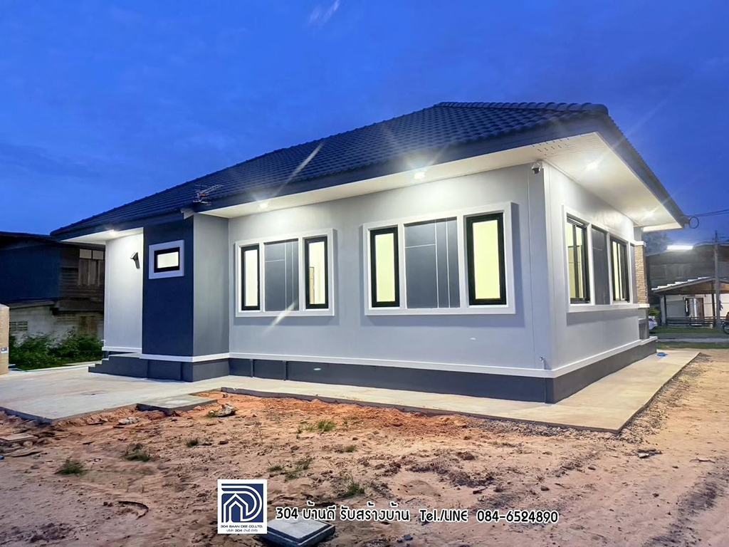 บ้านชั้นเดียวสไตล์ร่วมสมัย